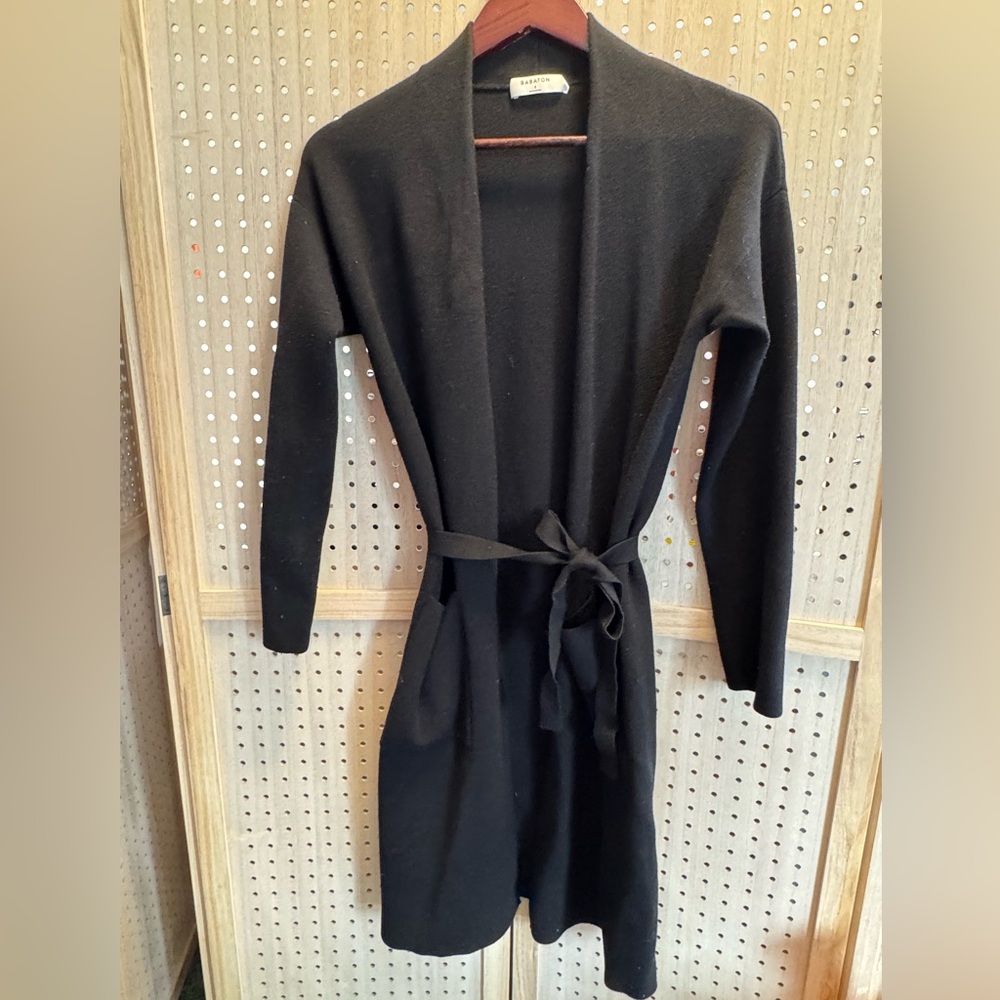 Babaton Black Long cardigan